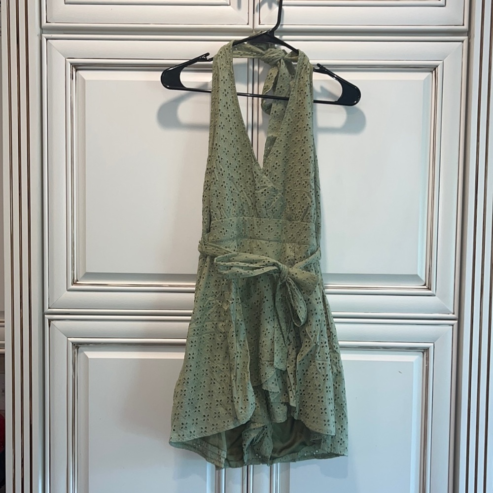Missguided Halter Top Romper